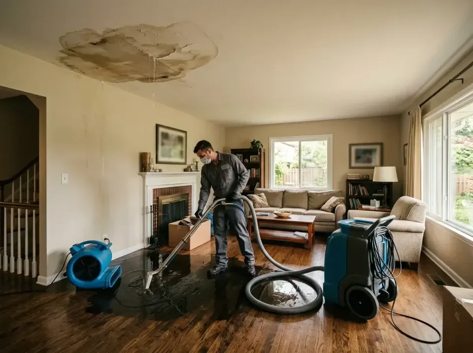 attic-pipe-burst-ceiling-drip-008 — frequently asked questions, Water Damage Restoration & Carpet Care in Pompton Lakes, NJ